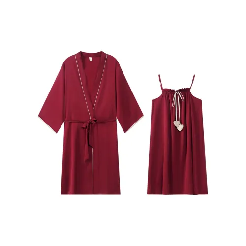 Jovini Pajama Set Women's Gift Box Set Red