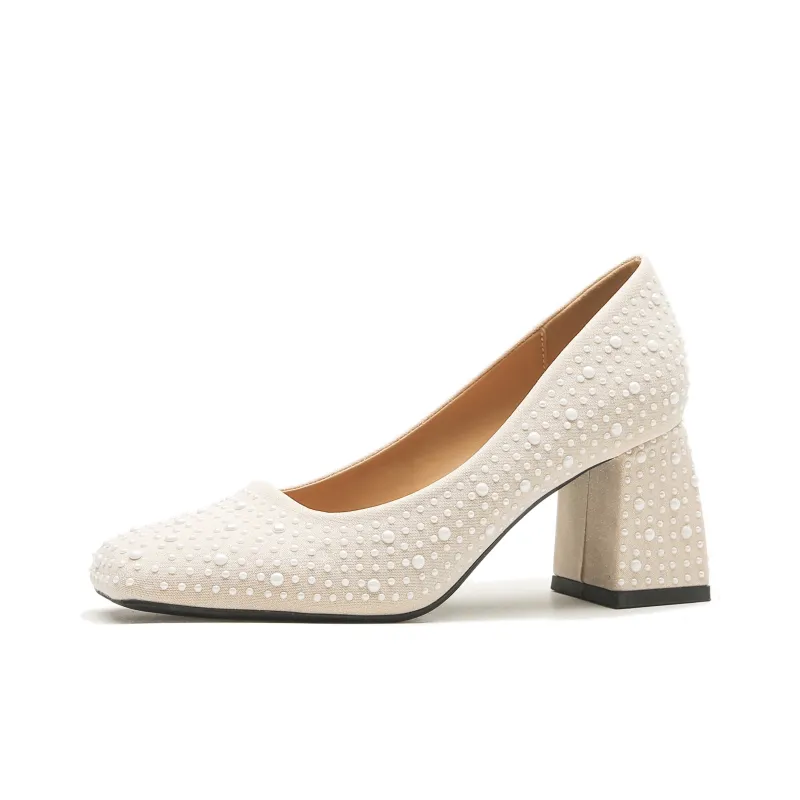 KATHRYN WILSON Chunky Heel High Heels Women's-6