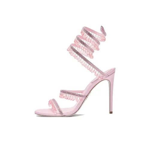 RENE CAOVILLA Strap Sandals 10.5cm Women's Pink