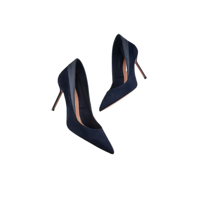 AQUAZZURA Guanto Slim Heel High Heels 8.5cm Women's Blue-3