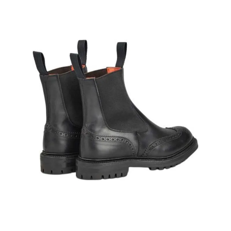 Tricker's Silvia Short Chelsea Boots Women's Black-3