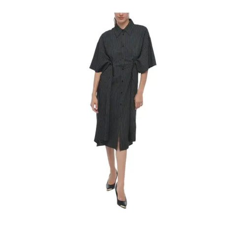 Maison Margiela Short Sleeved Dresses Women's Black