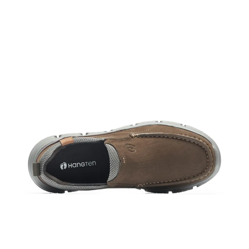 HANG TEN Men's Casual Shoes Men Low Top Black/Brown-12