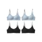 4 Pack (2 Ice Blue+2 Black)