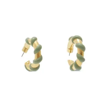 Lanvin Twist Hoop Earrings