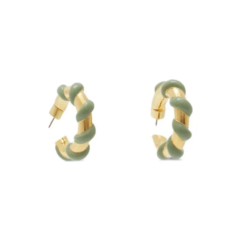 Lanvin Twist Hoop Earrings-0