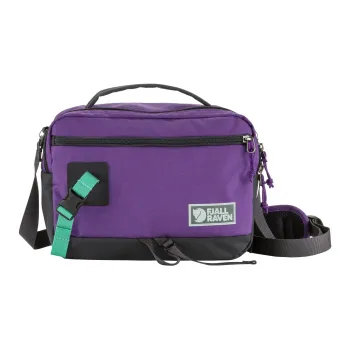 Fjallraven Polyamide One Shoulder Handbag Unisex Violet & Coal Black