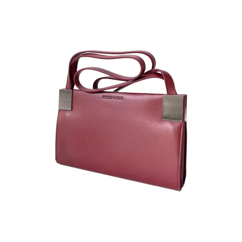 CHARLES&KEITH Cow Leather One Shoulder Bag Women's-12