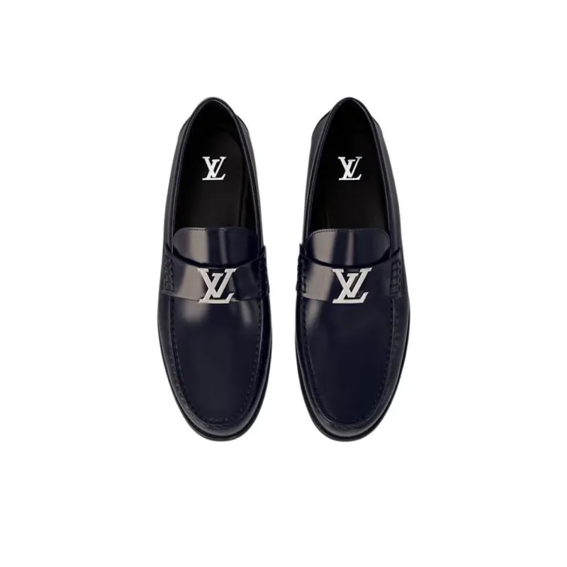 LOUIS VUITTON Major Loafers Men's Blue-2