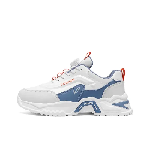 JANECO Anti Slip And Wear Resistant Height Increasing Low Top Chunky Sneakers Men's