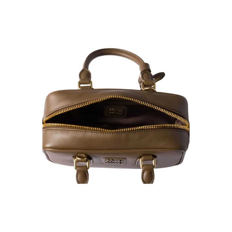 MIU MIU Arcadie Series Calfskin One Shoulder Handbag Regular Women's Tundra-3