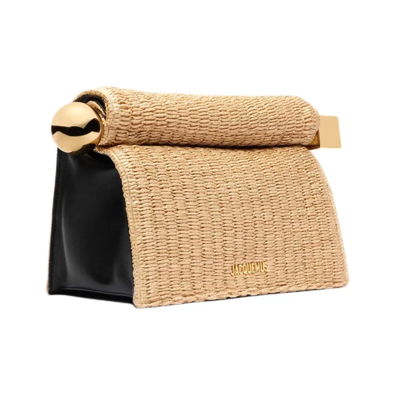 Jacquemus Polyamide Clutch Regular Women's Natural-1
