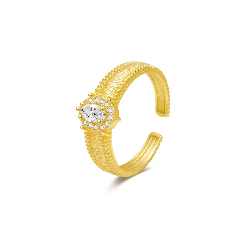 MITHAOL KUSC 925 Sterling Silver Rings Women's-7
