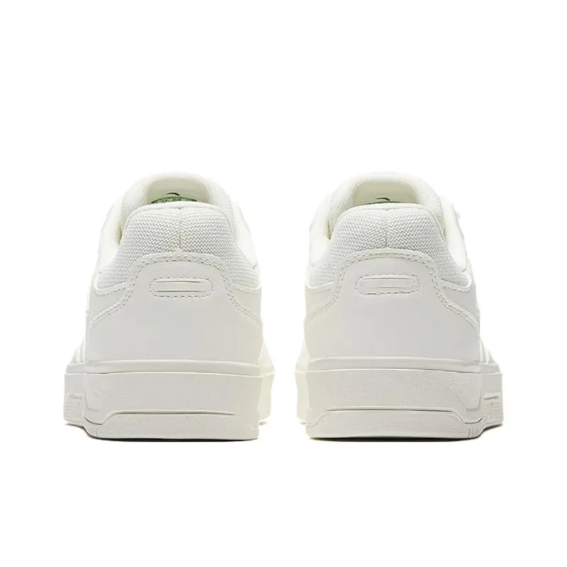 CHAOJIANTA Anti-Slip And Wear-Resistant Height Increasing Low-Top Skateboard Shoes Women's Ivory White-3