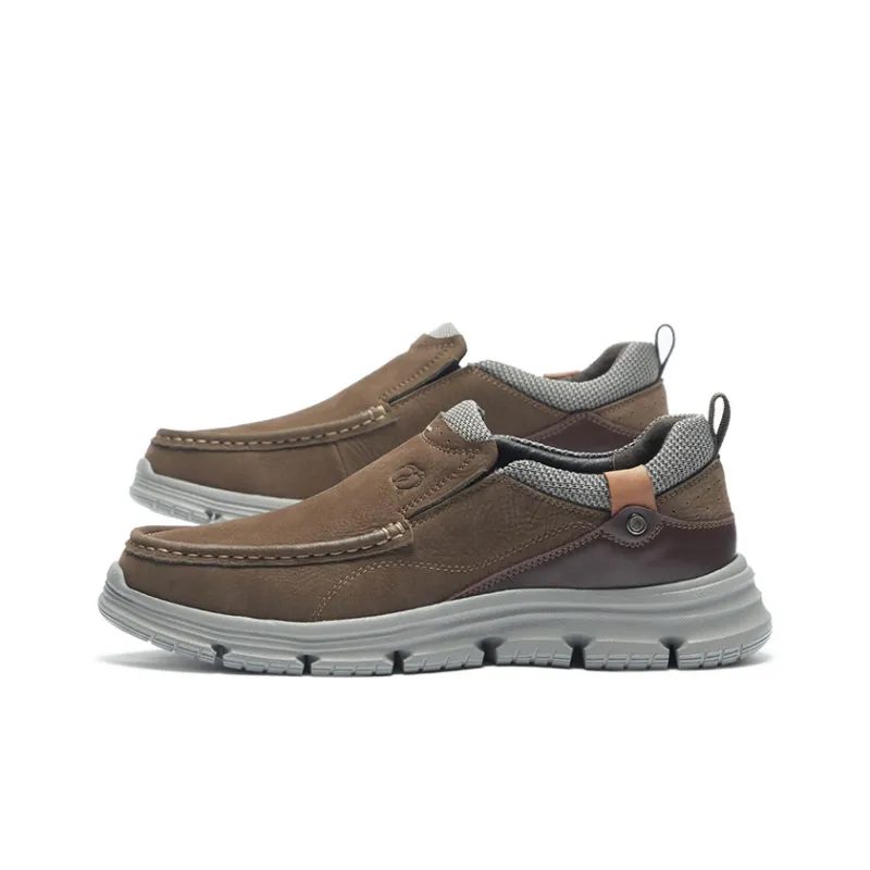 HANG TEN Men's Casual Shoes Men Low Top Black/Brown-8