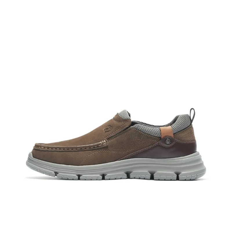 HANG TEN Men's Casual Shoes Men Low Top Black/Brown-7