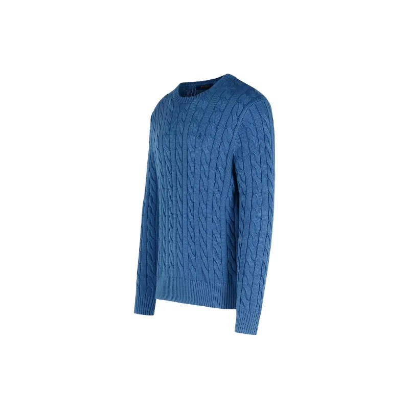 Polo Ralph Lauren Cable Knit Garment Dyed Jumper-2