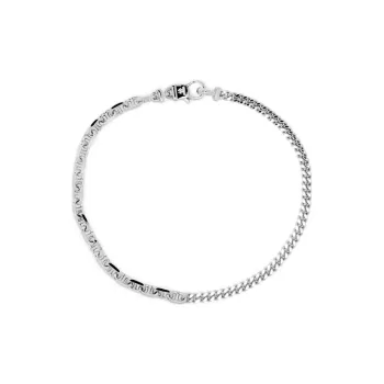 TOM WOOD Recycled Sterling Silver Rue Chain Bracelet