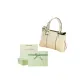 "Auspicious Clouds Embroidery Bag-Elegant White"+Original Vanilla Green Box