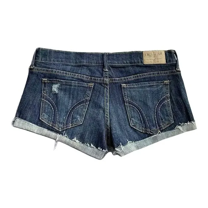 ECNR Denim Shorts Women's Dark Blue-1