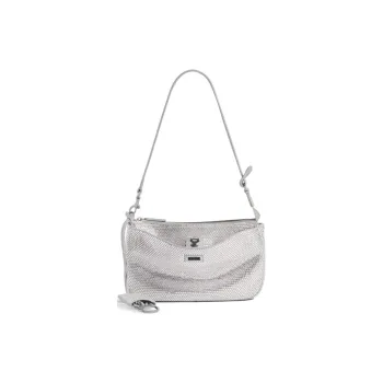 Balenciaga Rodeo Calfskin Shoulder Bag Regular Women's Smoke Gray