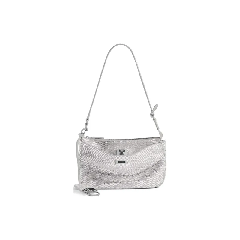 Balenciaga Rodeo Calfskin Shoulder Bag Regular Women's Smoke Gray-0