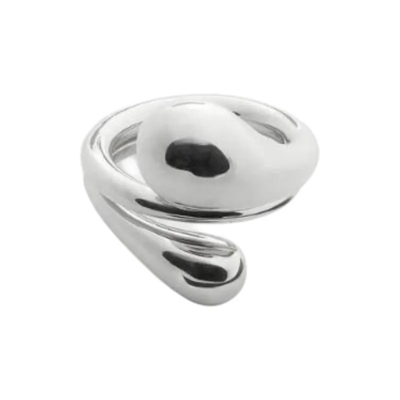 Bottega Veneta Sterling Silver Rings Unisex Silver-2