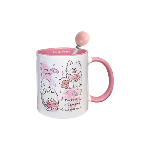Qi Hu Cute Samoyed Puppy Mug 330ml