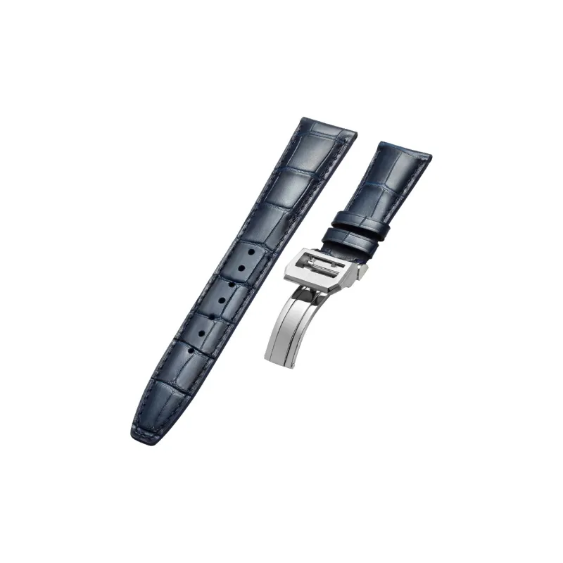 MILANQIAN M&Q IWC Compatibility Watch Band 190mm Cowhide Leather Material-10