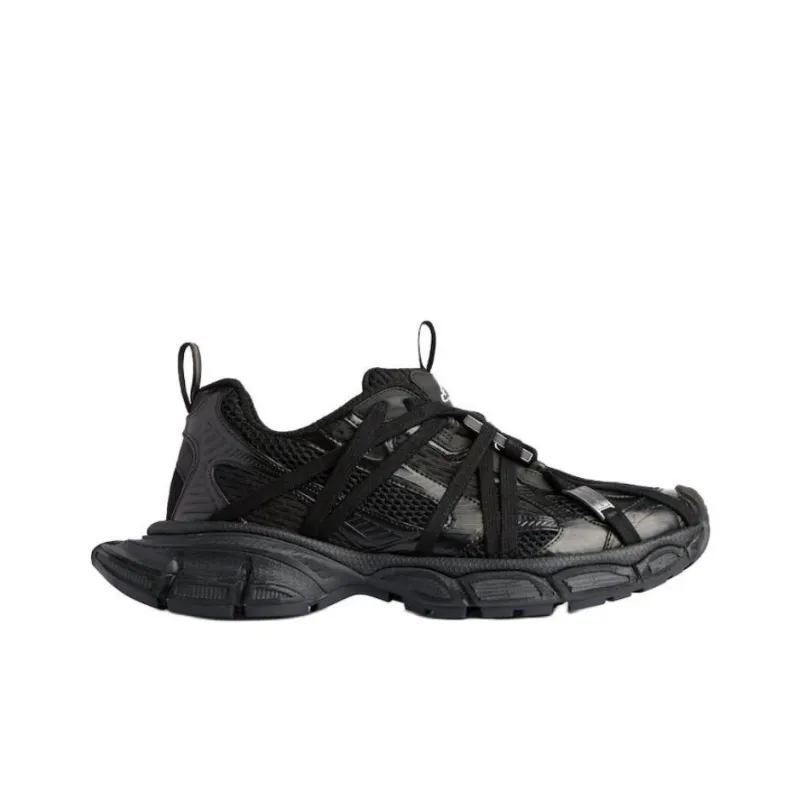 Balenciaga 3XL Low Top Chunky Sneakers Men's Black-1