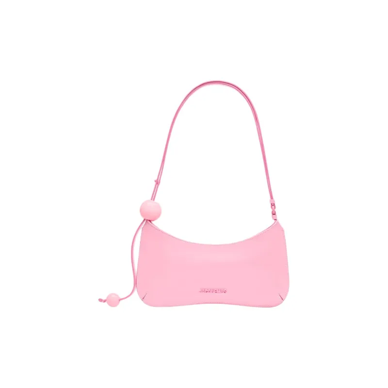 Jacquemus Calfskin Shoulder Bag Women's Pink-0