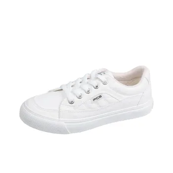 Fawn Miri Canvas Shoes Women's Low Top White/Burgundy/Black/Green/Milk Tea