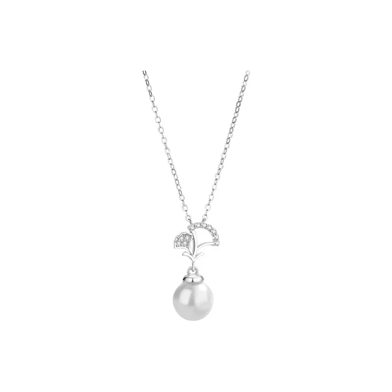 CENTURY&KINDLE 925 Sterling Silver Necklaces Women's-0