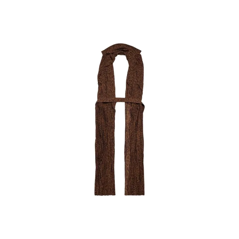 Balenciaga Polyester Shawls Women's Brown-1