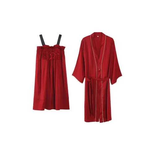Jovini Pajama Set Women's Gift Box Set Red