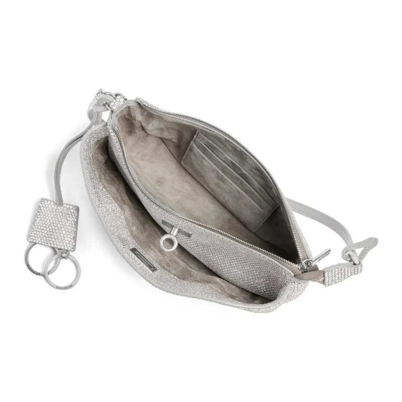 Balenciaga Rodeo Calfskin Shoulder Bag Regular Women's Smoke Gray-3