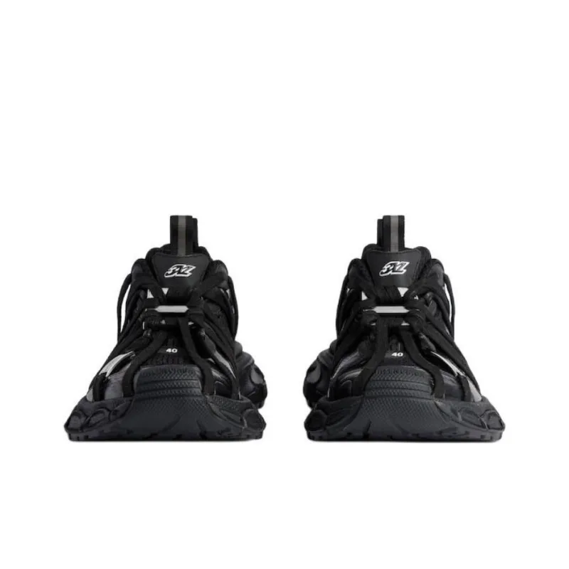 Balenciaga 3XL Low Top Chunky Sneakers Men's Black-4