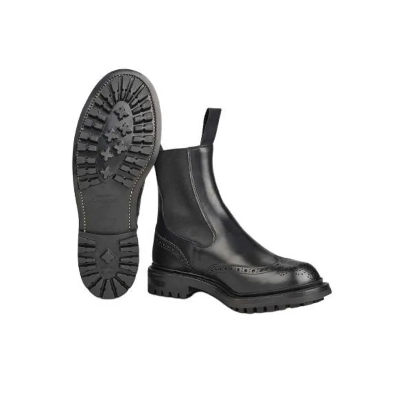 Tricker's Silvia Short Chelsea Boots Women's Black-4