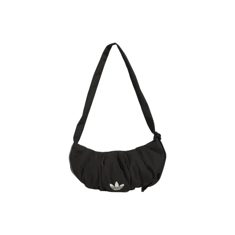 Adidas Originals Recycled Polyester Shoulder Bag Small Size Women's Black-0