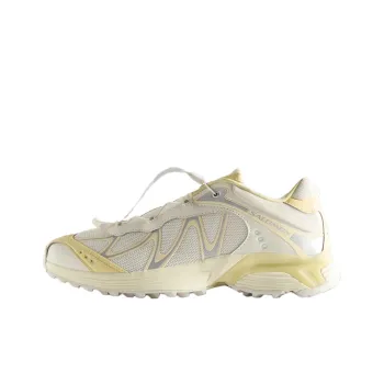 KITH x SALOMON XT WHISPER Anti Slip Wear Resistant Low Top Running Shoes Unisex Vanilla White