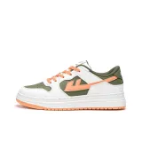 White/Army Green/Orange Pink