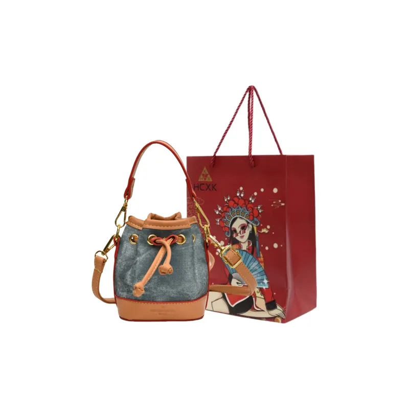 HCXK PU Bucket Bags Handbags Women's Multicolor-13