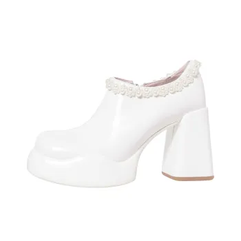 Su Yanjiao Chunky Heel High Heels Women's