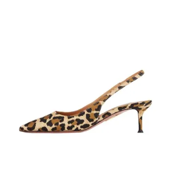 AQUAZZURA Purist Slim Heel High Heels 5cm Women's Brown