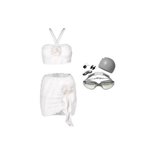 Yalu Preferred Swimming Sets Polyester Women's White
