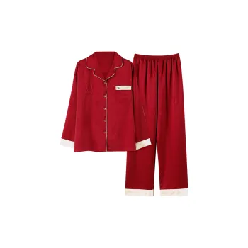 Jovini Pajama Set Women's Gift Box Set Red