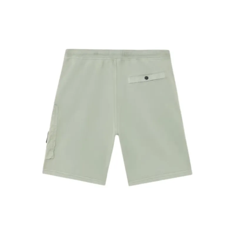 STONE ISLAND Logo Patch Drawstring Shorts-1