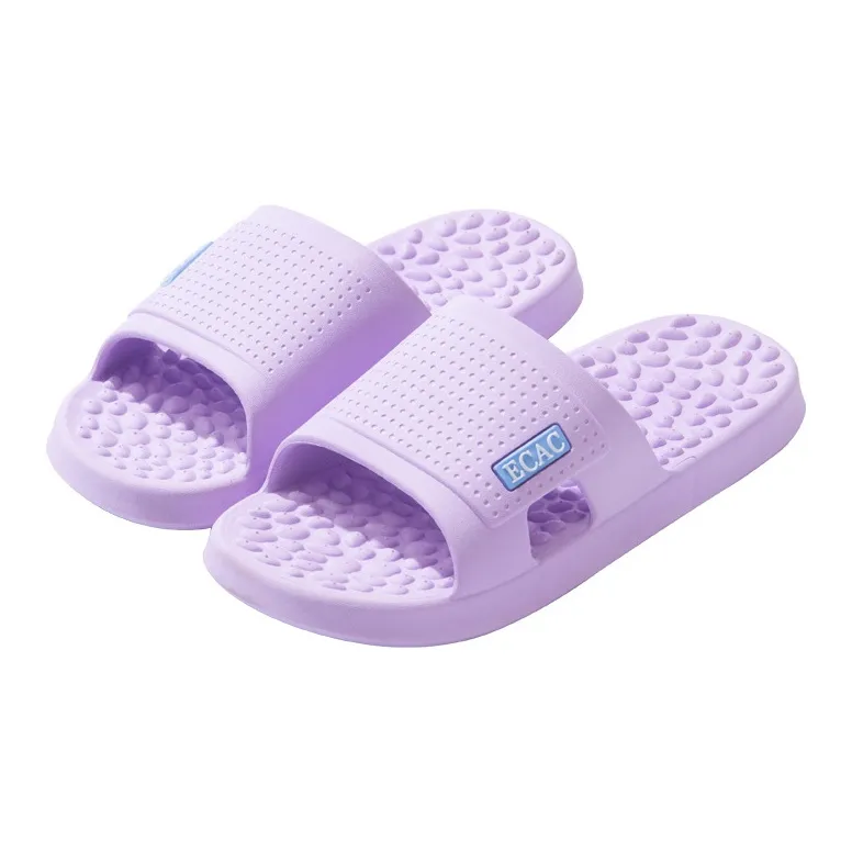 ECAC Men's Platform Massage Slippers With Slip Resistant Sole, Soft Sole, Foot Therapy, And Cooling Slippers For Men-2