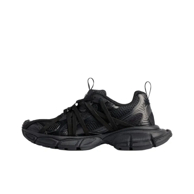 Balenciaga 3XL Low Top Chunky Sneakers Men's Black-2