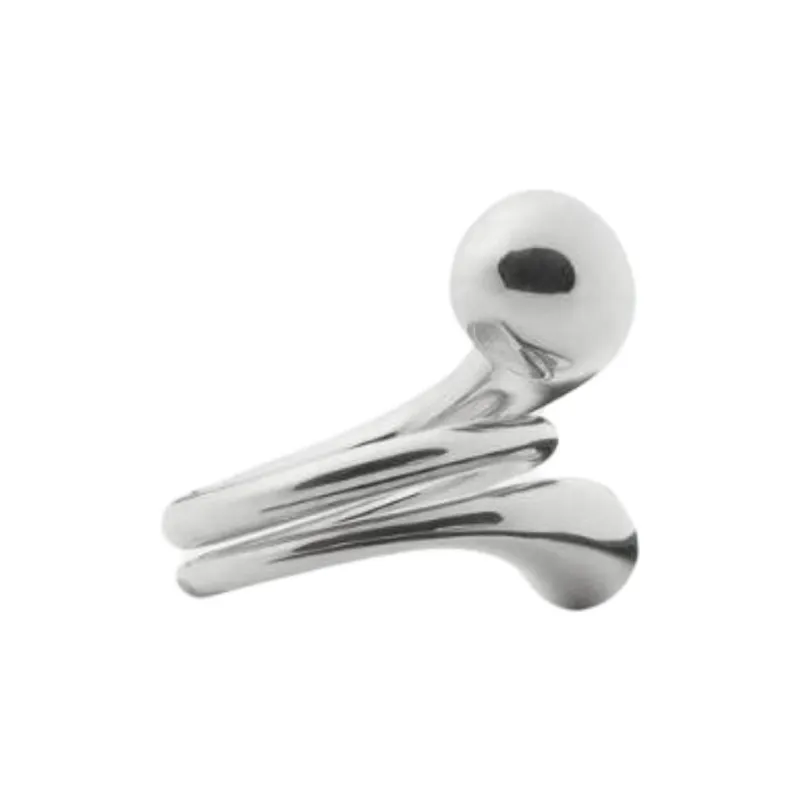 Bottega Veneta Sterling Silver Rings Unisex Silver-1